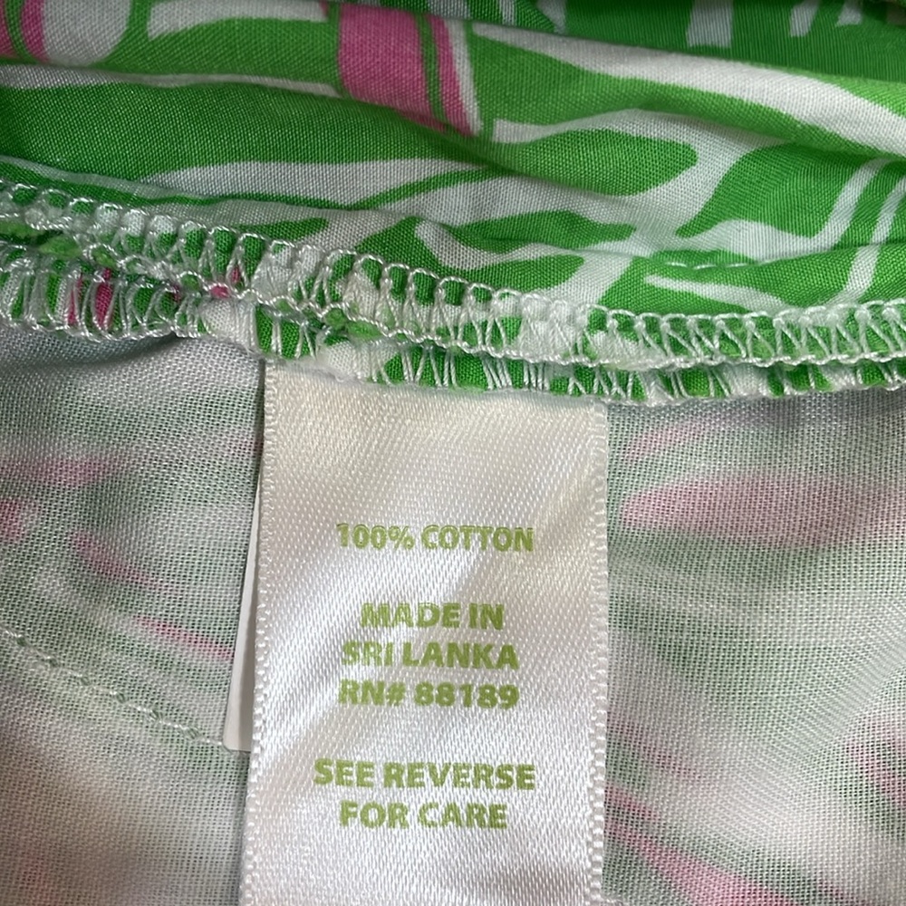 Lilly Pulitzer Daisy Darling Shorts Size 0 Pink And Green Print EUC - Picture 10 of 11